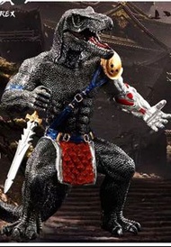 龍年 Godzilla 侏羅紀世界 侏羅紀公園 Jurassic World Jurassic Park 恐龍戰士 恐龍戰隊 T-Rex 暴龍 牛龍 三角龍 盔甲龍 狼人 動物 模型 玩具 可配 SH