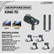 MIC DRUM SOUNDBEST KING 7D 7 KIT DRUM 7 MIC DRUM ORIGINAL