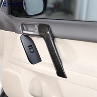 EAZYLIVING 4Pcs/Set Car Interior Door Handle Trim ABS For Toyota Land Cruiser Prado FJ150 150 2010-2