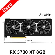 [Wzon] XFX RX 5700XT RX5700 XT 8GB การ์ดจอ GPU AMD Radeon 5700XT การ์ดจอ RX 5700 XT เดสก์ท็อปพีซีการ