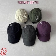 SNOWOY1OY2H Sun Protection Hats, Adjustable 5-Panel Baseball Caps, Casual Japanese Style Short Brim 