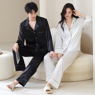 Deer Plot Gift Girlfriend Men Ice Silk Pajamas Homewear Set Birthday Gift Girlfriend
