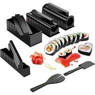 Sushi Making Set, 10 Pcs Sushi Maker Set, Sushi Molds Press with Sushi Rice Mold Shapes, Sushi Maker