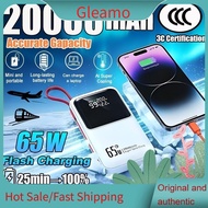 Gleamo (3C Certified)WP 3C Powerbank 20000mah Fast Charging PN-891PD 65W Super Flash Charge Slim Por