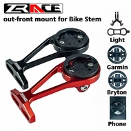 Zrace Bicycle Computer Out front Mount Holder for Bike Stem compatible iGPSPORT Garmin Bryton GoPro