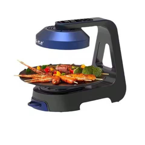 Automatic Transfer Smokeless Electric Grill Electric Grill Pan Infrared Grill Pan Light Wave Stove B