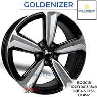 (1pc)18" sport rim kereta 🛞 Flow forming BC3018 5H114.3 for car Proton,Mazda, Toyota,Honda,BYD,ORA,X