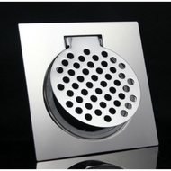Stainless Steel Floor Trap Grating Floor Trap Chrome 4"x4" & 6"x6"
