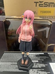 日本動漫人物／模型公仔 孤獨搖滾 - 後藤一里 勝利手勢公仔（已拆盒）