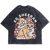 Patternmerch "Ed Sheeran" Oversize T-shirt | Washed tee | Vintage T-SHIRT