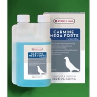 CARMINE MEGA FORTE: liquid vitamin B6 - B12 supplement for parrots in individual bottles