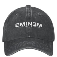 Rapper Eminem Printed Baseball Cap Men's and Women's Washed Outdoor Sports Fitness Exercise Adjustab