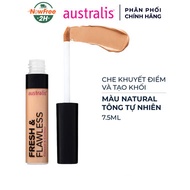 Che Khuyết Điểm Và Tạo Khối Australis Tông Tự Nhiên 7.5ml Fresh & Flawless Concealer #Natural