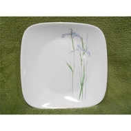 CORELLE SQUARE ROUND BREAD & BUTTER PLATE 2206 333 Shadow Iris Vitrelle Glass
