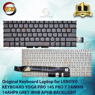Original Laptop Keyboard for YOGA PRO 14S PRO 7 14IMH9 14AHP9 GRAY BACKLIGHT