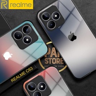 Softcase Glass Case Realme C63 2024 Latest Realme C63 Mobile Phone Case - Mobile Phone Protector - M