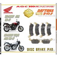 HONDA DISC BRAKE PADS CB400 SUPER 4 ABS 09 - 17 , CB400SF ABS 09 - 17 , CB400SF REVO ABS 09 - 17 GOL