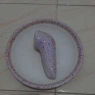 RIJEK ceramic mortar in Lilac polca color, diameter 18cm. mortar and pestle