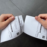 /ROLL FOLDABLE THERMAL STICKER LABEL 100 X 150 BARCODE 100X150 A6 SIZE