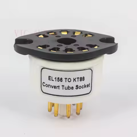 1Piece Telefunken EL156 TO KT88 Shuguang EL156 Convert Tube Socket DIY Audio Vacuum Tube Adapter Soc