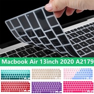 Silicone Keyboard Protector Soft Skin Cover compatible with Air 13 15 A2941 A2681 M2 M1 Pro 14 16 in