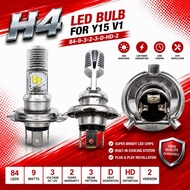 H4 HS1 LED BULB RACEBOY WHITE MENTOL PUTIH Y15ZR