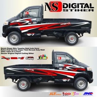 STICKER STICKER CUTTING MOBIL PICK UP APV BISA REQUEST NAMA DAN GANTI WARNA