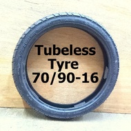 Tubeless Motor Tyre VIVA Brightstone 70/90-16 Tayar Motosikal Tanpa Tuib Saiz 16 TIRE