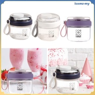 [LsxmzMY] Salad Cup 650ml Yogurt Cup Cereal Cup Jars Oatmeal Storage Cup Oatmeal Container for Yogur