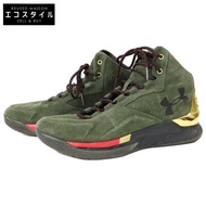 Under Armour 1296617-330 Curry 1 LUX/麗仕 Mid Suede Downtown Green Size 27 [二手]
