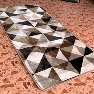 Runner Mat 3x6 (90x180cm) – Karpet Panjang Anti Slip, Lembut & Tebal, Design Mewah Sesuai Ruang Tamu