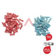 Connector: Crimp Spade, Receptacle, Insulated (Female)