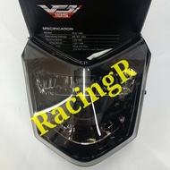 * SYM VF3I 185 LED HEAD LAMP LAMPU DEPAN LED SMOKE BLACK ACCESSORIES