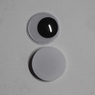 White Plastic Eyes Movable Eyes Toy Accessories Technology Model Accessories 22mm