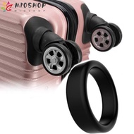 MIOSHOP 3Pcs Luggage Wheel Ring, Diameter 35 mm Thick Flat Rubber Ring, Durable Elastic Stretchable Silicone Wheel Hoops Luggage Wheel