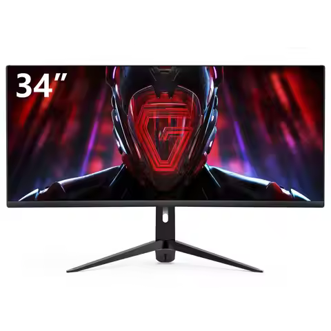 Monitor 34 Inch 4k 165Hz High Resolution 3440*1440P Ultra-wide Lcd Computer Screen 1500R Curved LED 