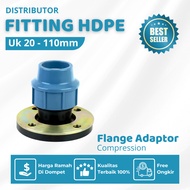 50mm Hdpe Pipe Adapter Flange 1 1/2 Inch Compression/ | Hdpe Fitting