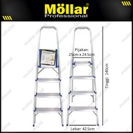 One-c91 Folding Ladder 4-Step Aluminum Household Ladder