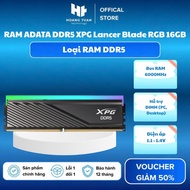 RAM ADATA XPG Lancer Blade RGB 16GB DDR5 5600MHz (1x16GB, White and Black, AX5U5600C4616G-SLABRWH) g