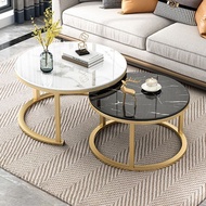 【SG STOCK】Coffee Table Modern Simple Tea Table Combination Small round Table Small Apartment Home