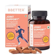BBETTER Joint Support Supplement | 100% Veg Formula with Glucosamine Chondroitin MSM To Manage Joint