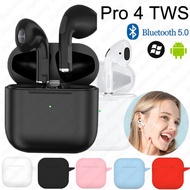 Pro 4 Bluetooth Earphone Sport Wireless Headset Gaming Earbud Long Standby Headphone Case Bluetooth 