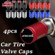 4Pcs Jaecoo Car Tire Valve Caps Automotive Motorcycle Bicycle Metal Dustproof Stem Air Valve Caps Ca
