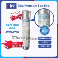 (MADE IN USA) E4043 EL ALSI5 WELDING ELECTRODE - 2.6MM (1KG/TUBE) #4043 #2.6MM #1KG (can use for bra