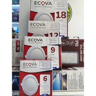 LED DOWNLIGHT INBOW BUILT-IN CEILING 6watt 9watt 12watt 18watt ECOVA