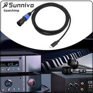 USB C to XLR Male Audio Cable XLR Output Output Cable Audio Cable Converter Phone Laptop to XLR Male