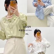 Changshu Long Sleeve Lace-Up Shirt with Elegant Design - kk444.my