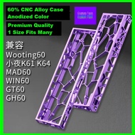 Wooting60 HE CNC Alloy Premium Keyboard Case 60% Keyboard