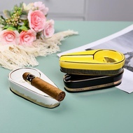 Cross Configuration Cigar Border Cigar Ashtray Ceramic Ashtray Creative Portable Cigar Ashtray with 