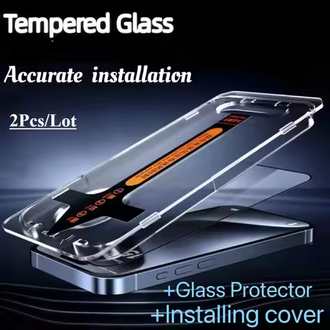 2Pcs Dust-Free Cabin Tempering Glass For VIVO V30 V40 V29 V27 Pro S17 S18 S20 Pro Y78+ Screen Protec